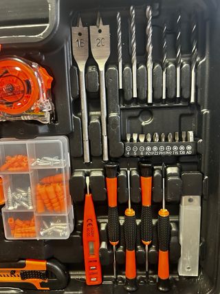Set Herramientas y Taladro Inalámbrico 48V