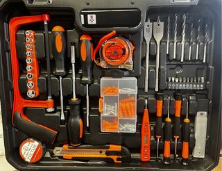Set Herramientas y Taladro Inalámbrico 48V