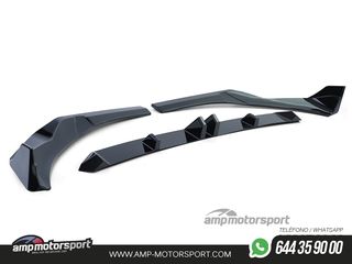 SPOILER DELANTERO PARA BMW X3 G01 2017-2020 NEGRO BRILLO