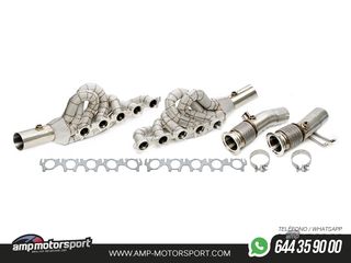 COLECTORES CON PROTECTOR TERMICO PARA AUDI R8 / LAMBORGHINI GALLARDO/HURACAN
