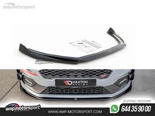 SPOILER DELANTERO DESCATALOGADO FORD FIESTA MK8 LOOK CARBONO