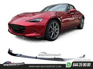 SPOILER DELANTERO PARA MAZDA MX5 ND 2014- NEGRO BRILLO