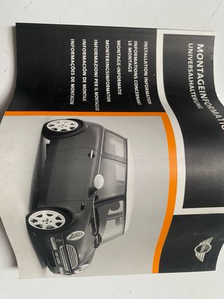 SOPORTE BACA TECHO MINI R50 R53 R54 R55 R56 R60 