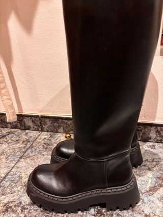 Botas altas Zara negras