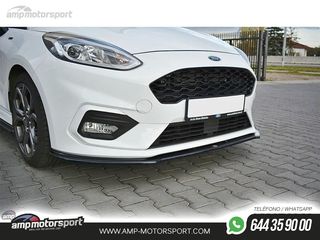 SPOILER DELANTERO DESCATALOGADO FORD FIESTA MK8 NEGRO BRILLO