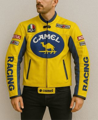 Chaqueta Moto Camel Talla M