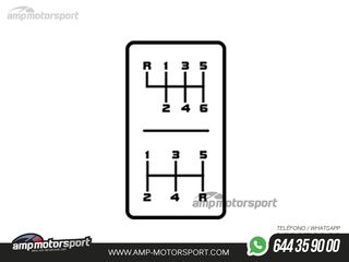 POMO DE CAMBIO CON FUNDA PARA VOLKSWAGEN GOLF V 23MM