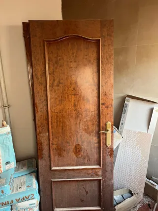 Set 7 puertas madera + 2 cristal 