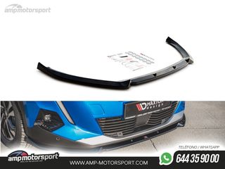 SPOILER DELANTERO DESCATALOGADO PEUGEOT 2008 NEGRO BRILLO