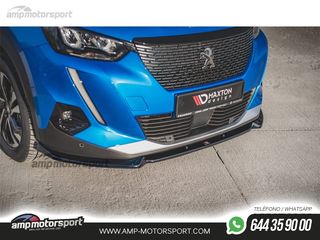 SPOILER DELANTERO DESCATALOGADO PEUGEOT 2008 NEGRO BRILLO