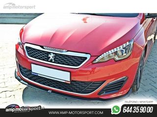 SPOILER DELANTERO DESCATALOGADO PEUGEOT 308 GTI NEGRO BRILLO