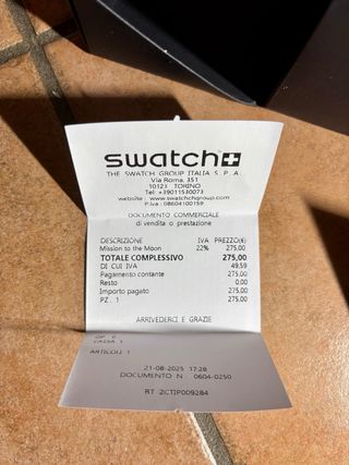Swatch x Omega MoonSwatch Mission to the Moon
