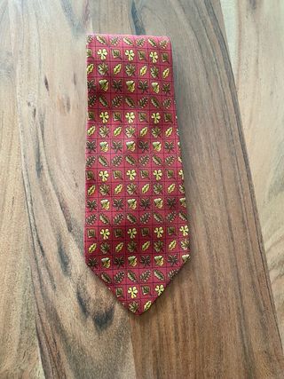Corbata Hermes Seda Roja