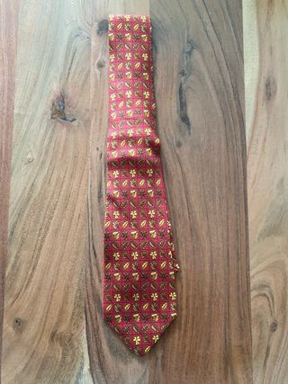Corbata Hermes Seda Roja