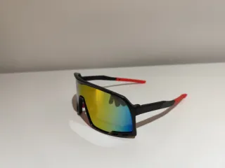 Gafas Ciclismo Deportivas Espejo Rojas