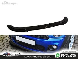 SPOILER DELANTERO DESCATALOGADO MINI COOPER R56 JCW NEGRO BRILLO