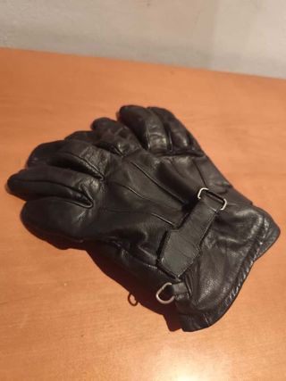 Guantes de piel negros Talla M