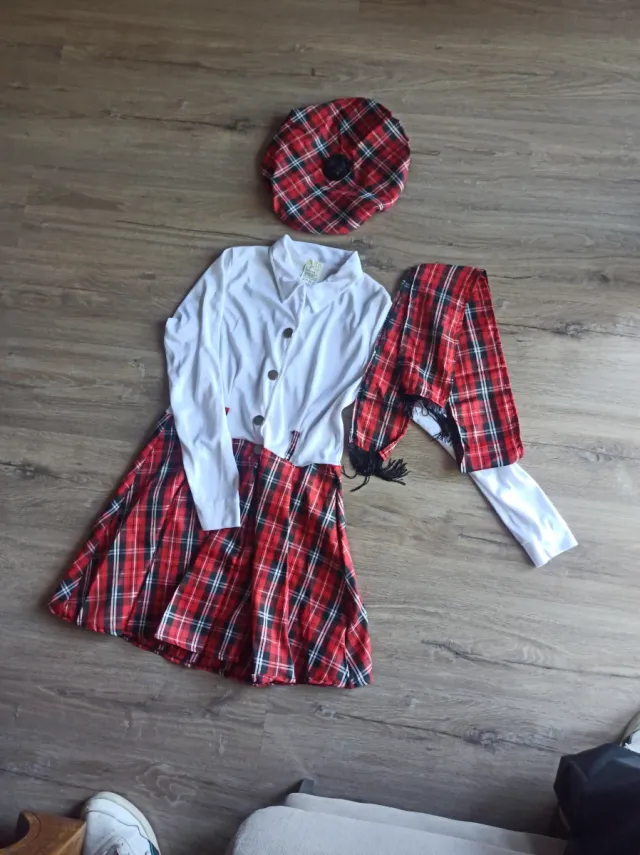 Disfraz Escocesa Colegiala