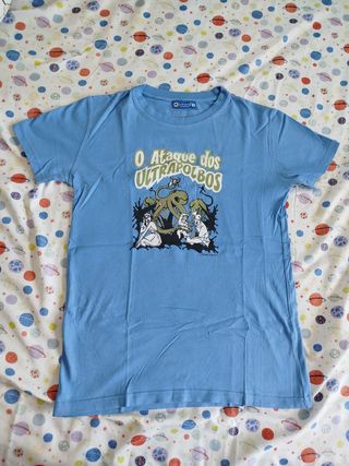 Camiseta O ataque dos ultrapolbos Azul