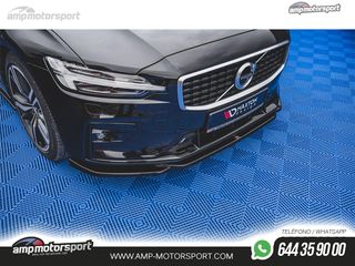 SPOILER DELANTERO DESCATALOGADO VOLVO S60 MK3 NEGRO BRILLO
