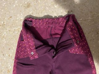 Pantalón equitación niña morado