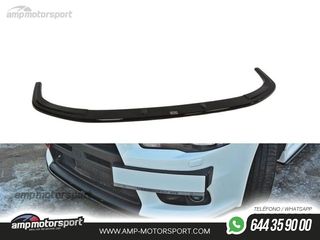 SPOILER DELANTERO DESCATALOGADO MITSUBISHI LANCER EVO X NEGRO BRILLO