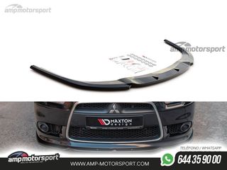 SPOILER DELANTERO DESCATALOGADO MITSUBISHI LANCER NEGRO MATE