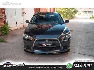 SPOILER DELANTERO DESCATALOGADO MITSUBISHI LANCER NEGRO MATE