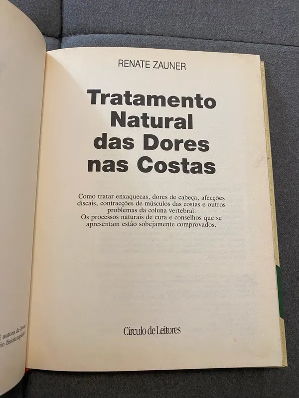 Tratamento Natural das Dores nas Costas