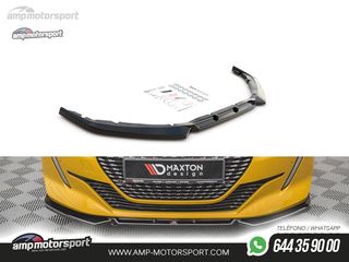 SPOILER DELANTERO DESCATALOGADO PEUGEOT 208 NEGRO MATE
