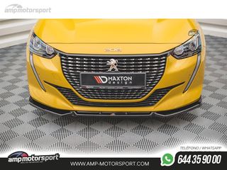 SPOILER DELANTERO DESCATALOGADO PEUGEOT 208 NEGRO MATE