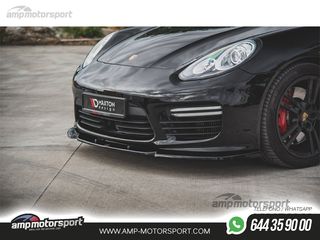 SPOILER DELANTERO DESCATALOGADO PORSCHE PANAMERA NEGRO MATE