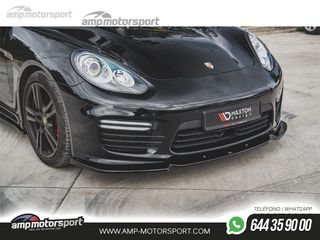 SPOILER DELANTERO DESCATALOGADO PORSCHE PANAMERA NEGRO MATE