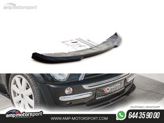 SPOILER DELANTERO DESCATALOGADO MINI COOPER / ONE R50 NEGRO MATE