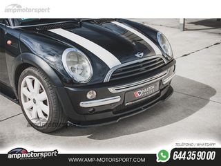 SPOILER DELANTERO DESCATALOGADO MINI COOPER / ONE R50 NEGRO MATE
