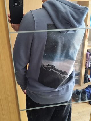 Sudadera Hollister Azul, Talla M