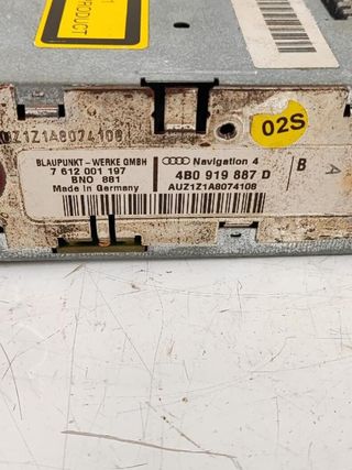 4b0919887d sistema navegación audi tt 1.8 t 288238