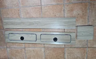 Armario altillo camper madera 