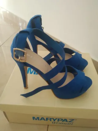 Zapatos de tacón Marypaz azules