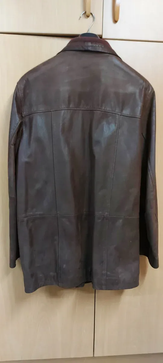 Chaqueta de piel BRIGANTI hombre Talla L