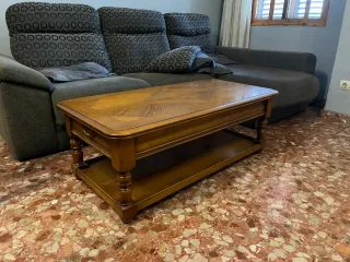 Mesa de centro madera maciza