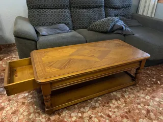 Mesa de centro madera maciza