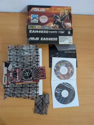 Tarjeta de Video ASUS ATI EAH4650, 1GB DDR2, HDMI 