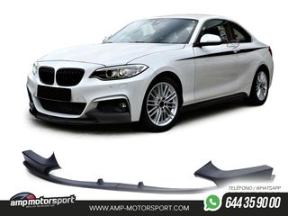 SPOILER DELANTERO PARA BMW SERIE 2 F22/F23 2014-2020 NEGRO MATE