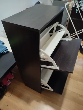 Porta scarpiera BISSA Ikea nero-marrone
