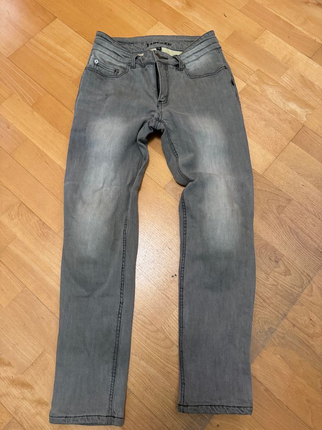 Pantalón moto vaquero con Poliaramida gris Bering 