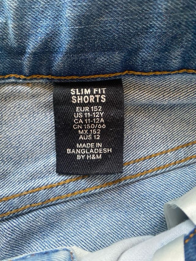 Bermuda vaquera desgastada Talla 12