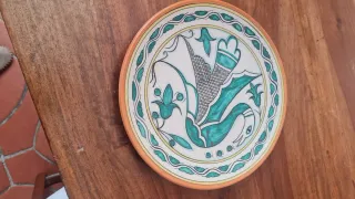 Piatto ceramica Orvieto decorato
