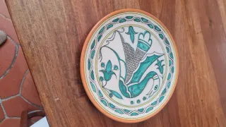 Piatto ceramica Orvieto decorato