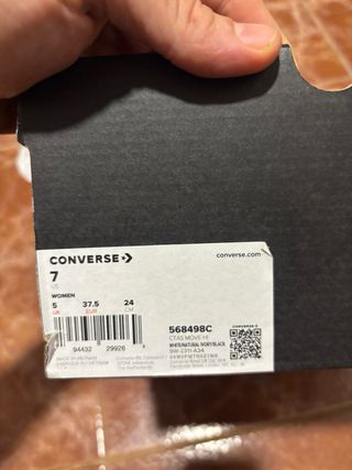 Converse Hi Top Blancas